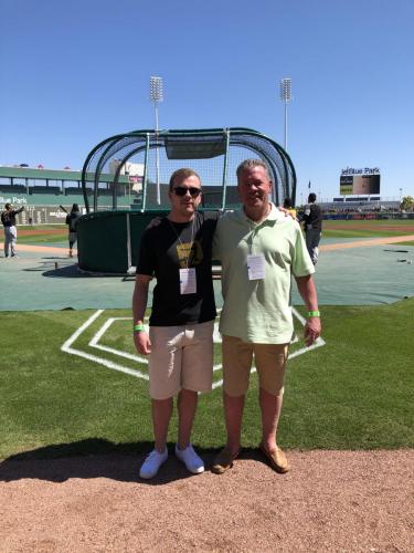 Matthew Burns and dad, Paul Burns